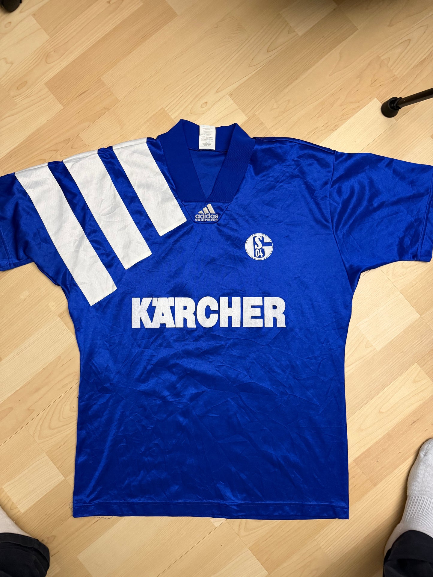 Schalke 04 1995/1996 Home Shirt (L) (#10 Thon)