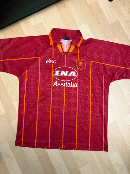 AS Roma 1995/1996 Home Shirt 1995/1996 (M/L)