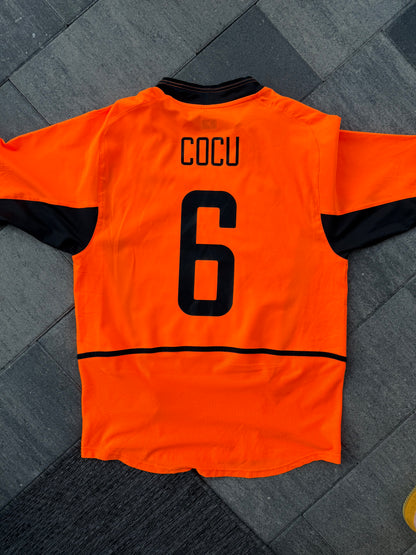 Netherlands 2002 Home Shirt (#6 Cocu) (M)