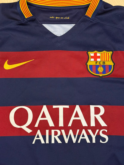 Barcelona 2015/2016 Home Shirt (#10 Messi) (M)