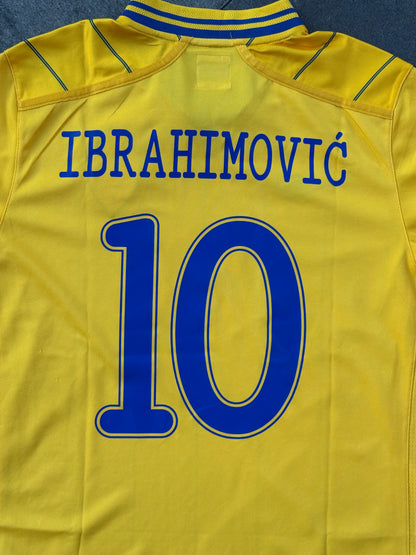 Sweden 2012/2013 Home Shirt (#10 Ibrahimovic) (L)