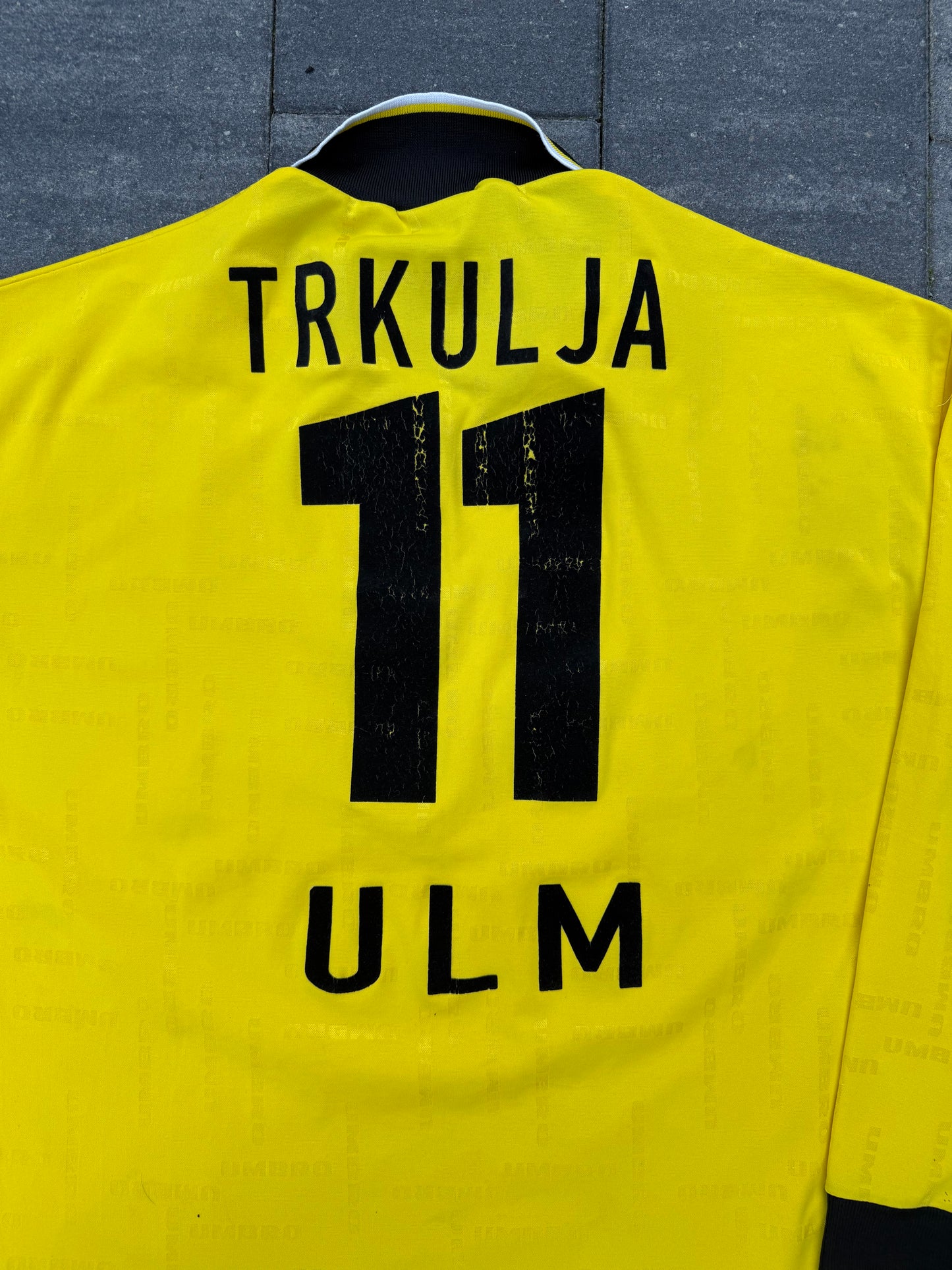 SSV Ulm 1998/1999 Away Shirt Longsleeve Matchworn (#11 Trkulja) (XL)