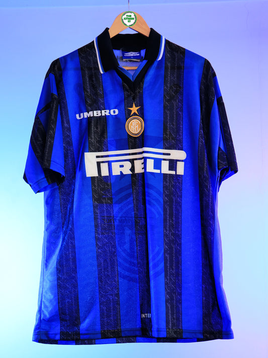 Inter Milan 1997/1998 Home Shirt #10 Ronaldo (XL)