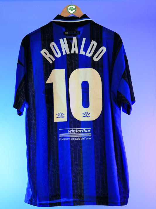 Inter Milan 1997/1998 Home Shirt #10 Ronaldo (XL)