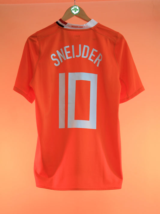 Netherlands 2008 Home Shirt #10 Sneijder (M)