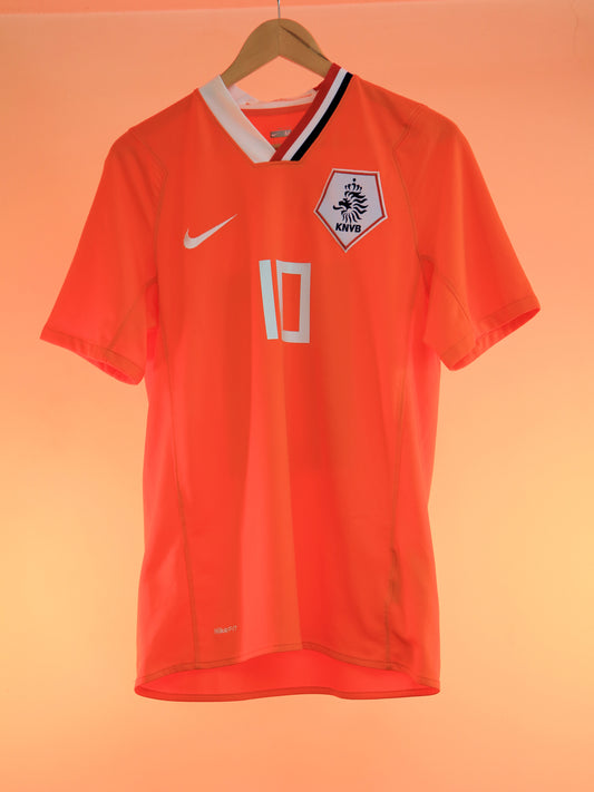 Netherlands 2008 Home Shirt #10 Sneijder (M)