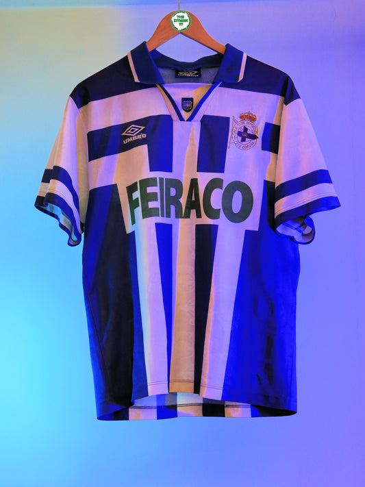 Deportivo La Coruna 1994/1997 Home Shirt (M)