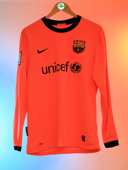 Barcelona 2009/2011 Away Shirt Longsleeve (M)