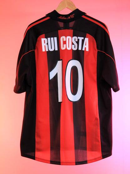 Ac Milan 2000/2001 Home Shirt #10 Rui Costa (XL)