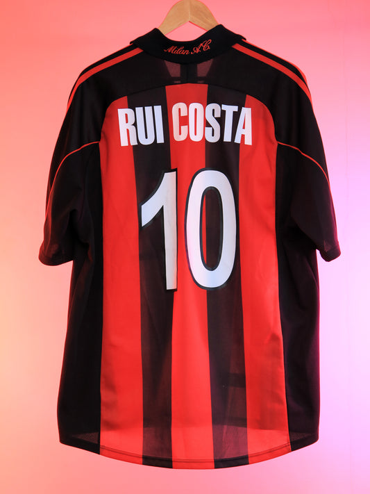 Ac Milan 2000/2001 Home Shirt #10 Rui Costa (XL)