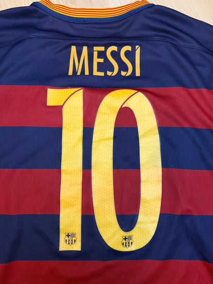 Barcelona 2015/2016 Home Shirt (#10 Messi) (M)