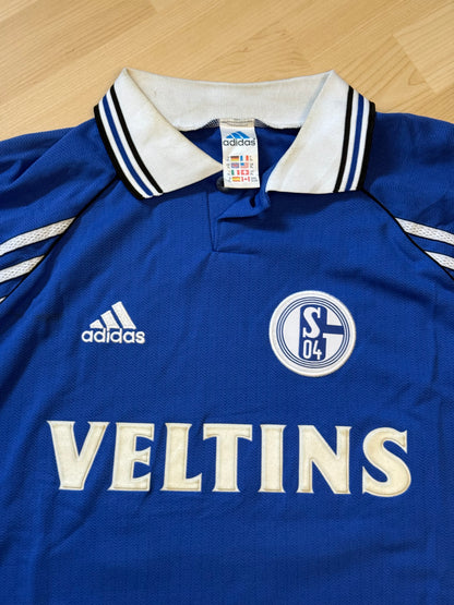 Schalke 04 1998/1999 Home Shirt (#24 Wilmots) (XL)