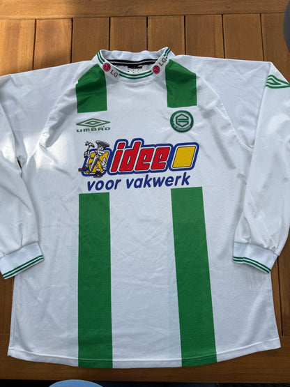 Fc Groningen 2001/2002 Home Shirt Matchworn (XL)