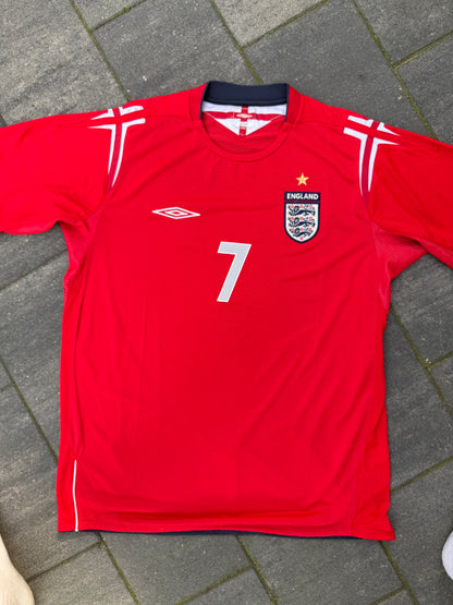 England 2004/2006 Away (#7 Beckham) (L)