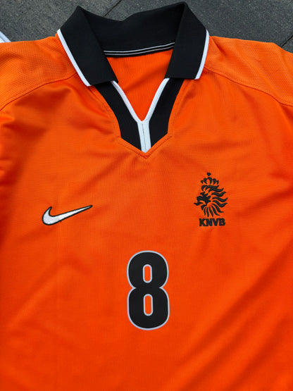 Netherlands 1998 Home Shirt (#8 Bergkamp) (M)