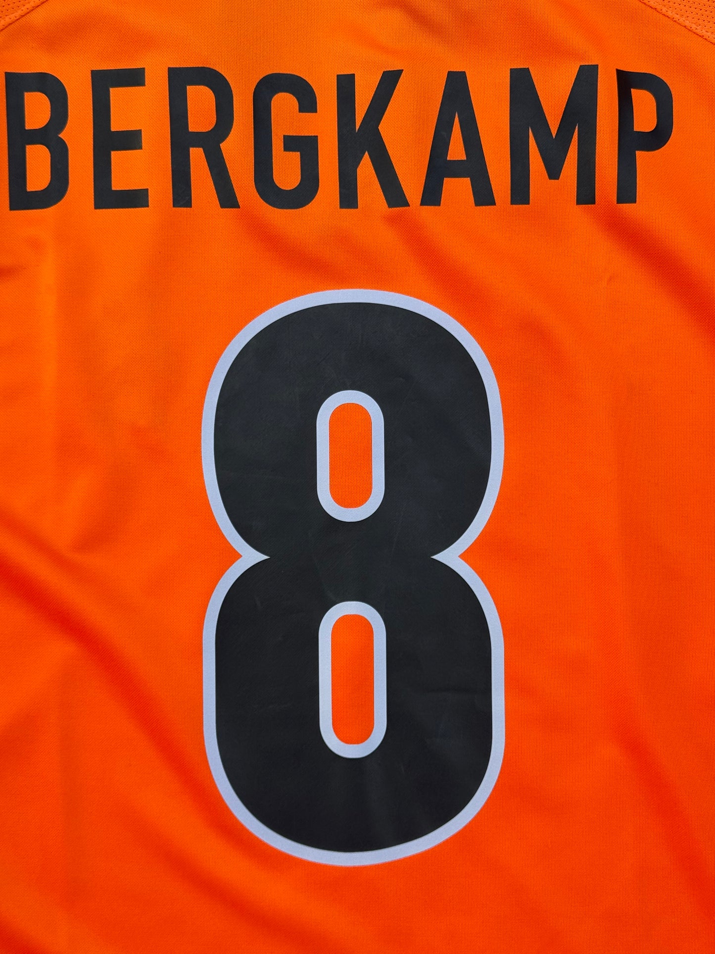 Netherlands 1998 Home Shirt (#8 Bergkamp) (M)