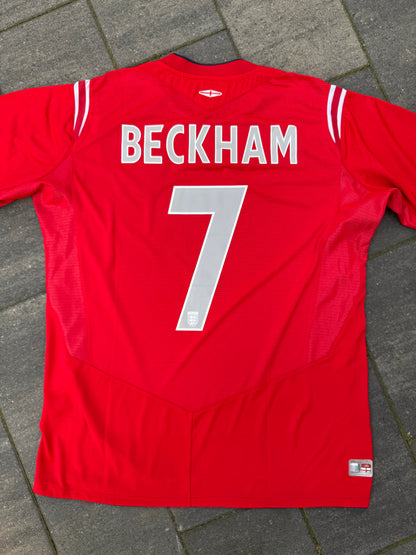 England 2004/2006 Away (#7 Beckham) (L)