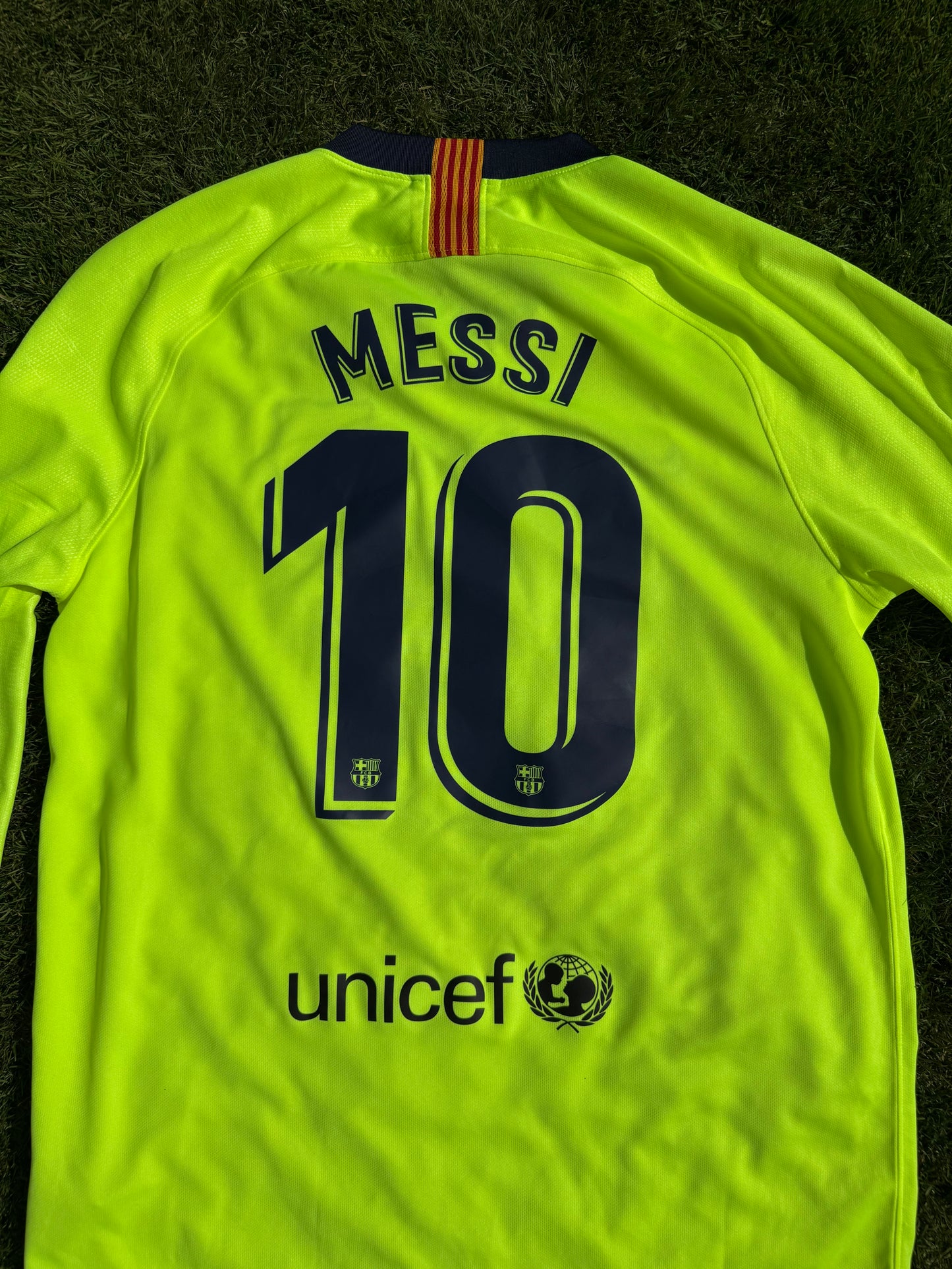 Barcelona 2018/2019 Away Longsleeve (#10 Messi) (L)