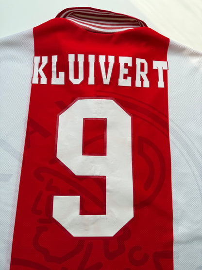 Ajax 1995/1996 Home Shirt #9 Kluivert (L)