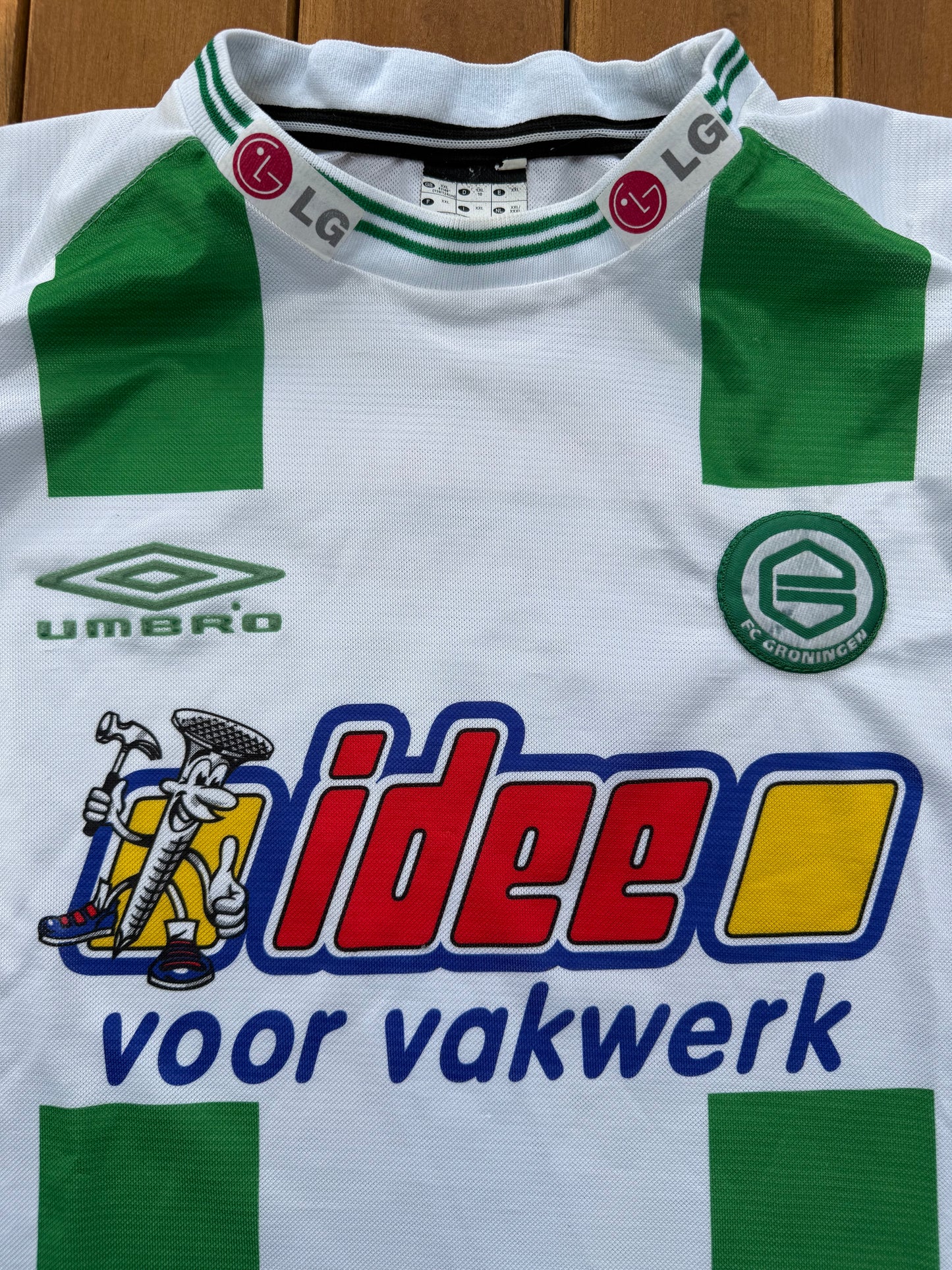 Fc Groningen 2001/2002 Home Shirt Matchworn (XL)