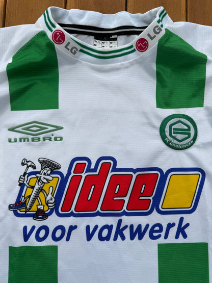Fc Groningen 2001/2002 Home Shirt Matchworn (XL)