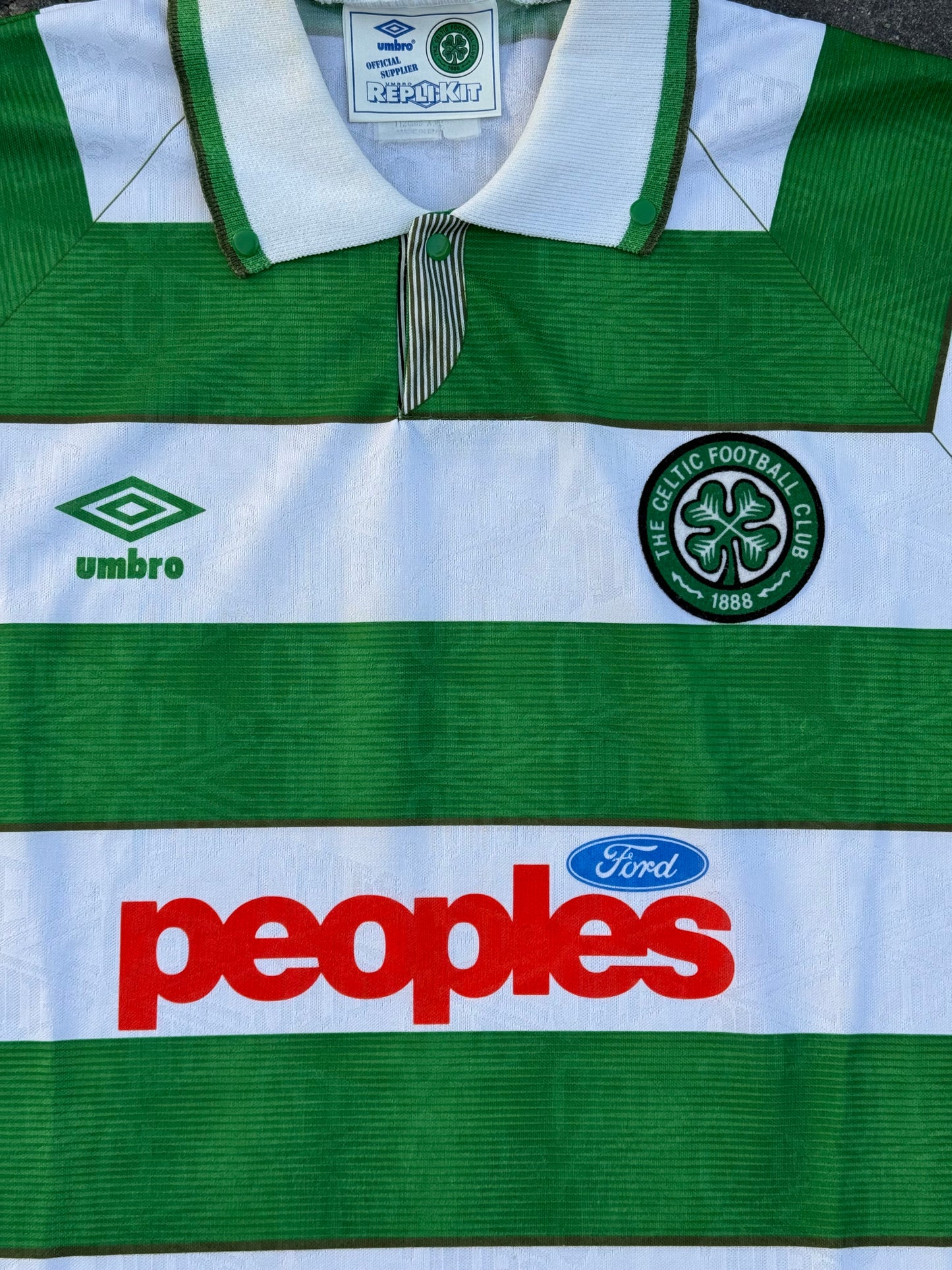 Celtic 1991/1992 Home Shirt (XL)