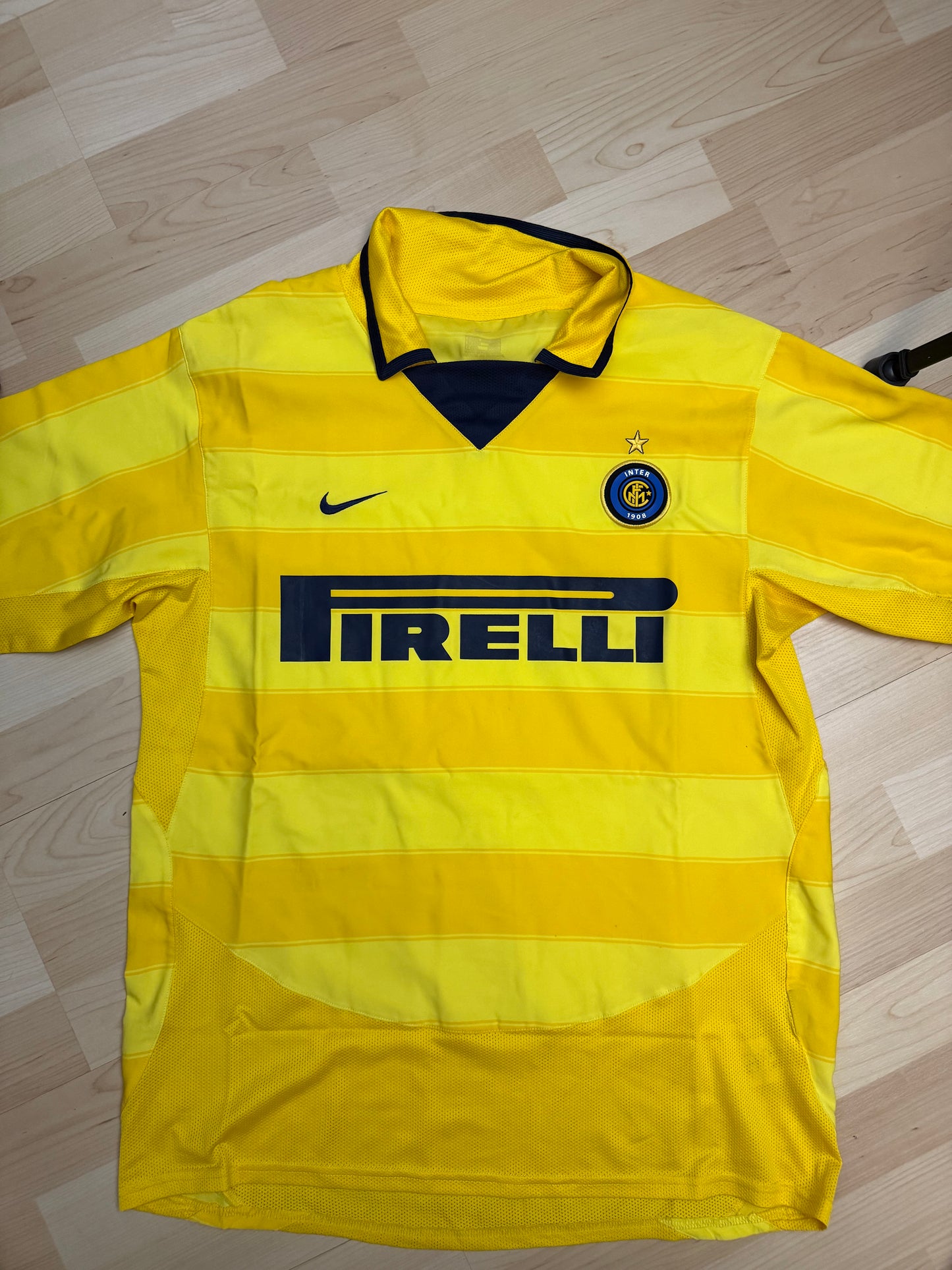 Inter Milan 2003/2004 Away Shirt (#4 Zanetti) (M)