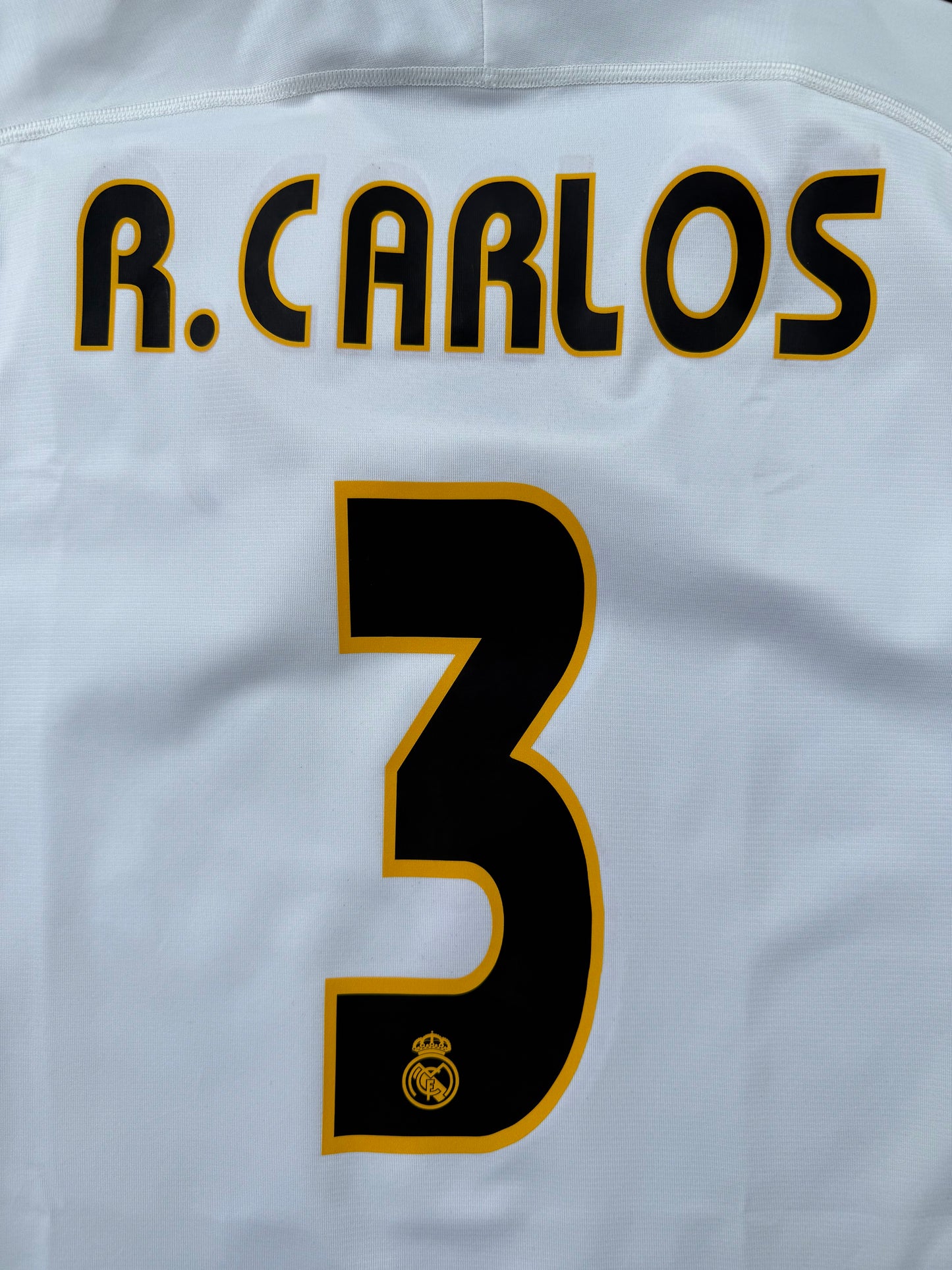 Real Madrid 2004/2005 Home Shirt (#3 R.Carlos) (M)