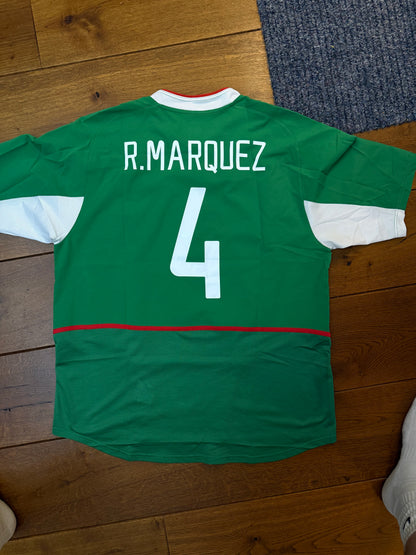 Mexico 2003/2004 Home Shirt (#4 R. Marquez) (XL)