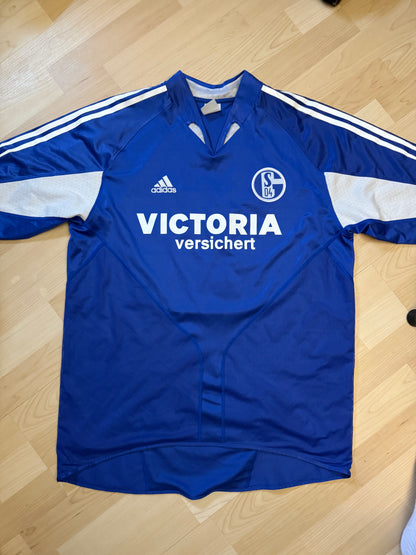 Schalke 04 2004/2005 Home Shirt (#26 Hanke) (L)