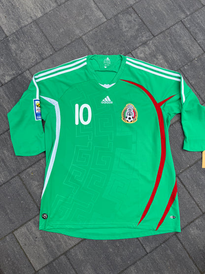 Mexico 2008/2009 Home Shirt (#10 Blanco) (XL)