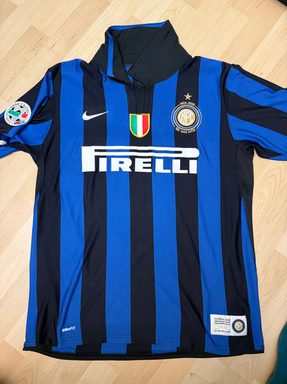 Inter Milan 2007/2008 Home Shirt (#10 Adriano) (L)