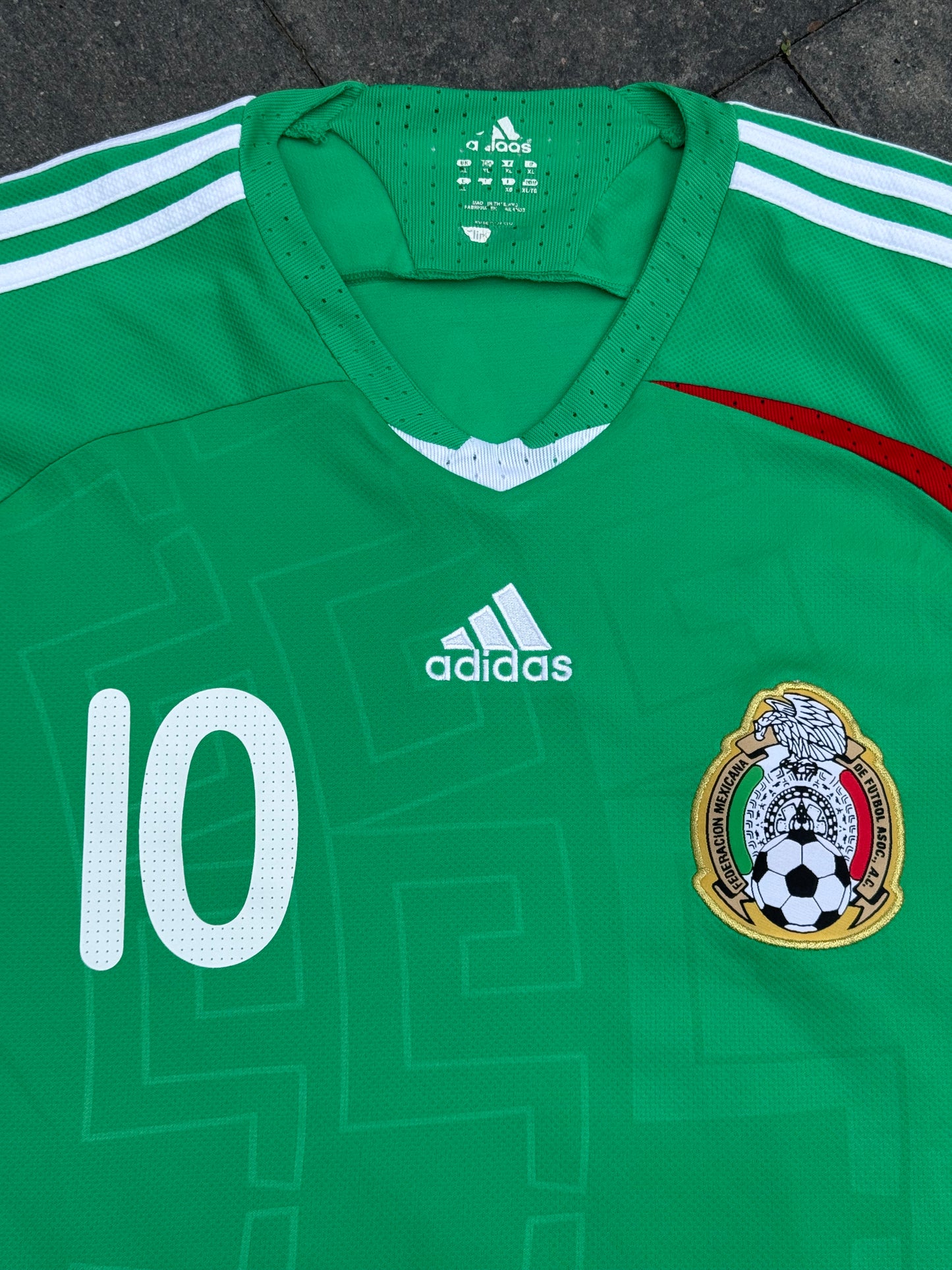 Mexico 2008/2009 Home Shirt (#10 Blanco) (XL)