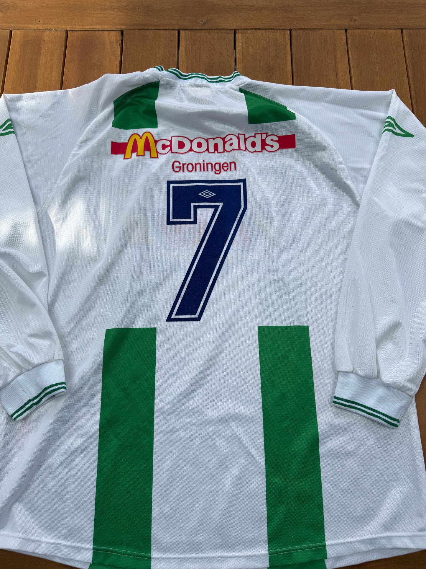 Fc Groningen 2001/2002 Home Shirt Matchworn (XL)
