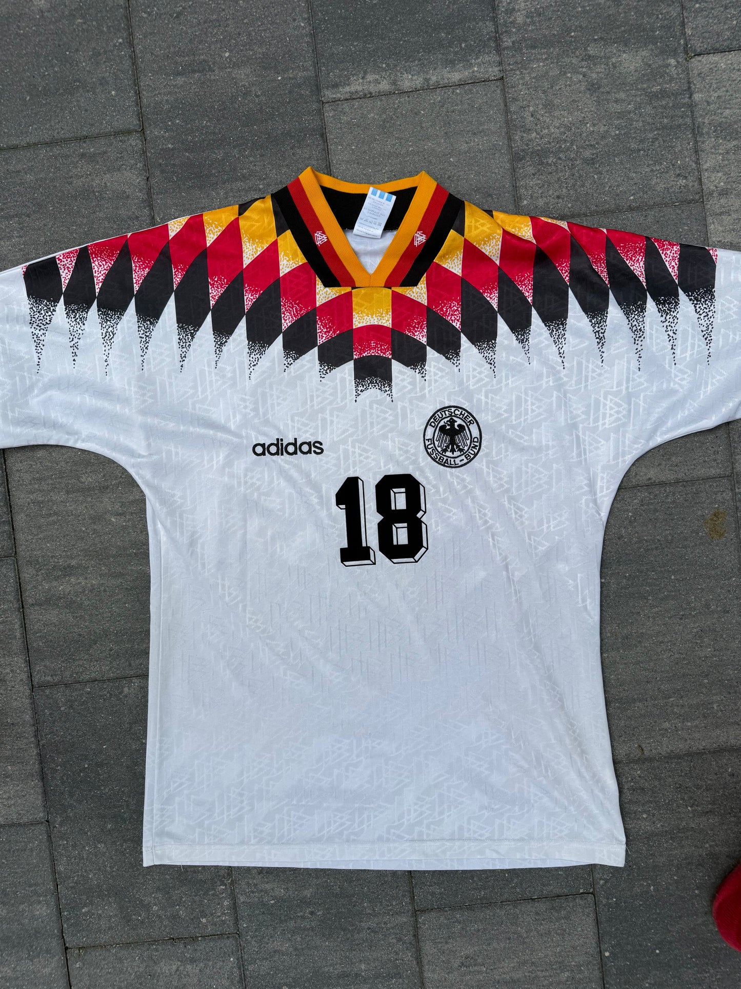 Germany 1994 Home Shirt (#18 Klinsmann) (M)