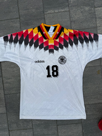 Germany 1994 Home Shirt (#18 Klinsmann) (M)