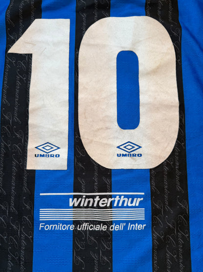 Inter Milan 1997/1998 Home Shirt #10 Ronaldo (XL)