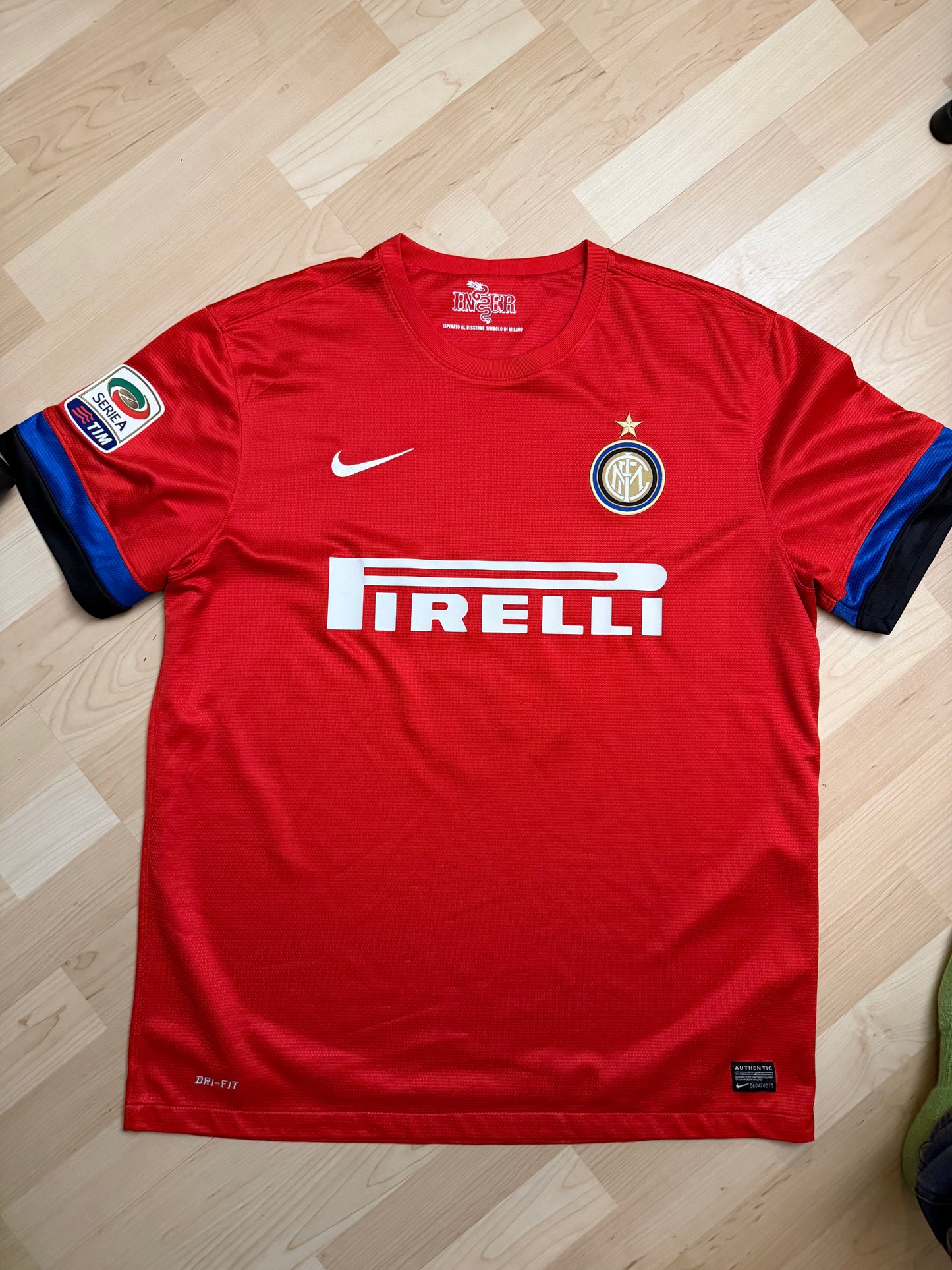 Inter Milan 2012/2013 Away Shirt (#4 Zanetti) (XL)