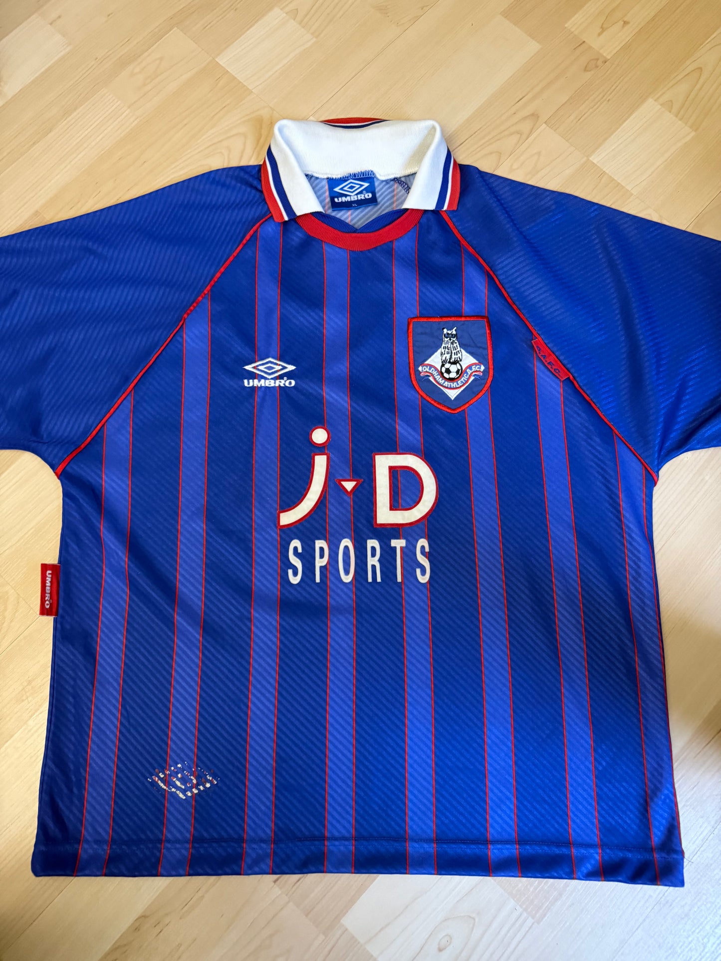 Oldham Atletic 1993/1995 Home Shirt (XL)