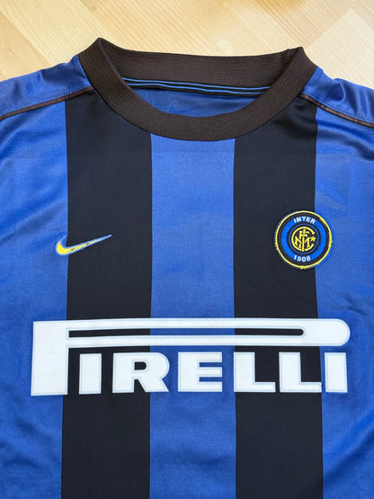 Inter Milan 1999/2000 Home Shirt (#9 Ronaldo) (M/L)