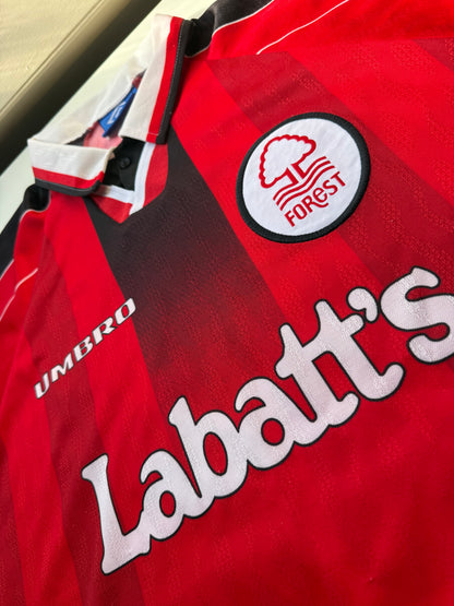 Nottingham Forrest 1997/1998 Home Shirt #22 Bryan Roy (XL)
