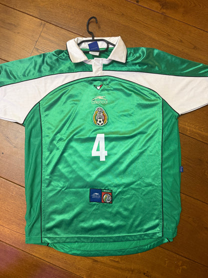 Mexico 2000/2001 Home Shirt (#4 Marquez) (M)