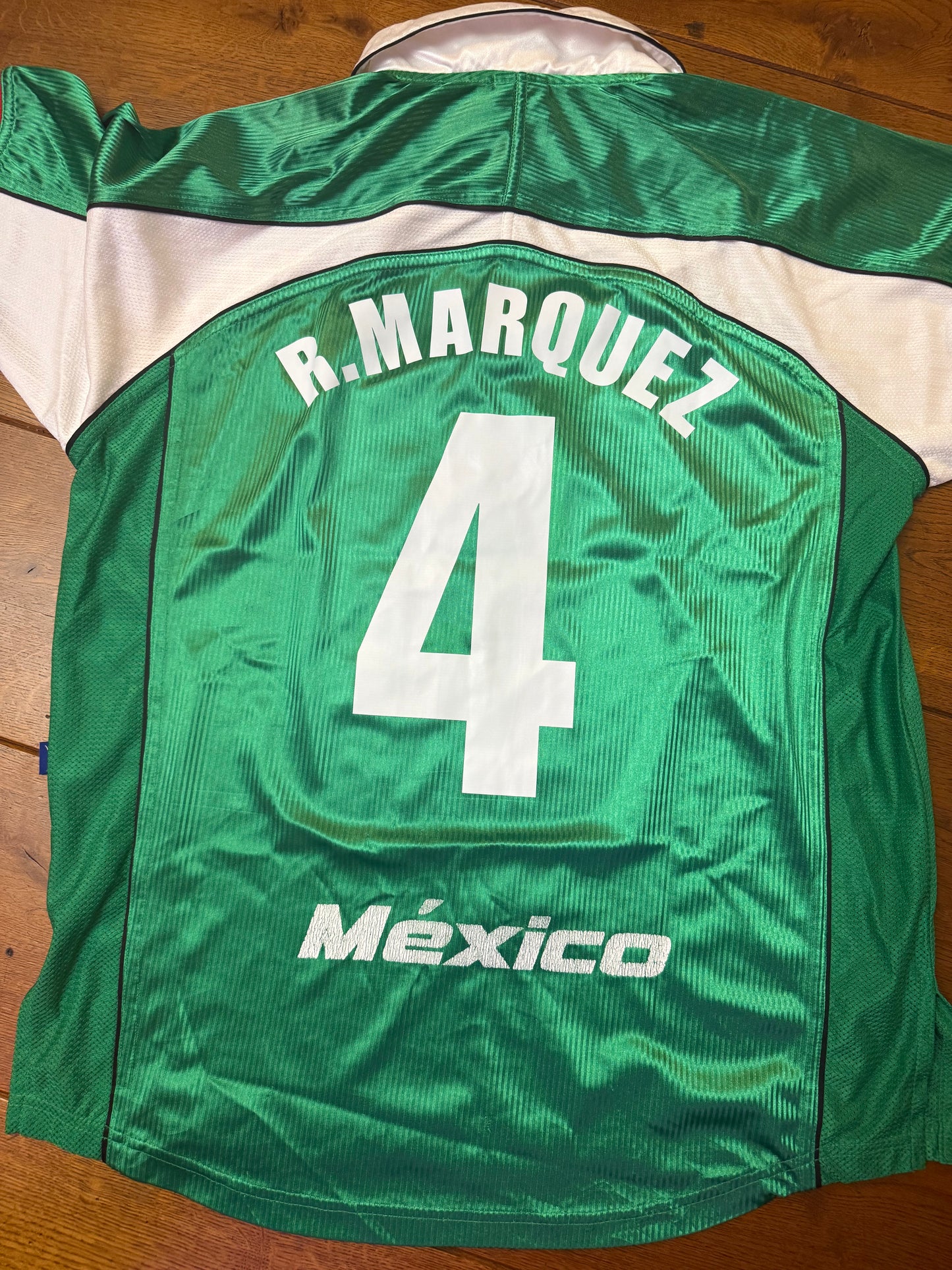Mexico 2000/2001 Home Shirt (#4 Marquez) (M)