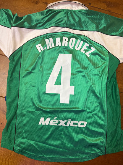 Mexico 2000/2001 Home Shirt (#4 Marquez) (M)