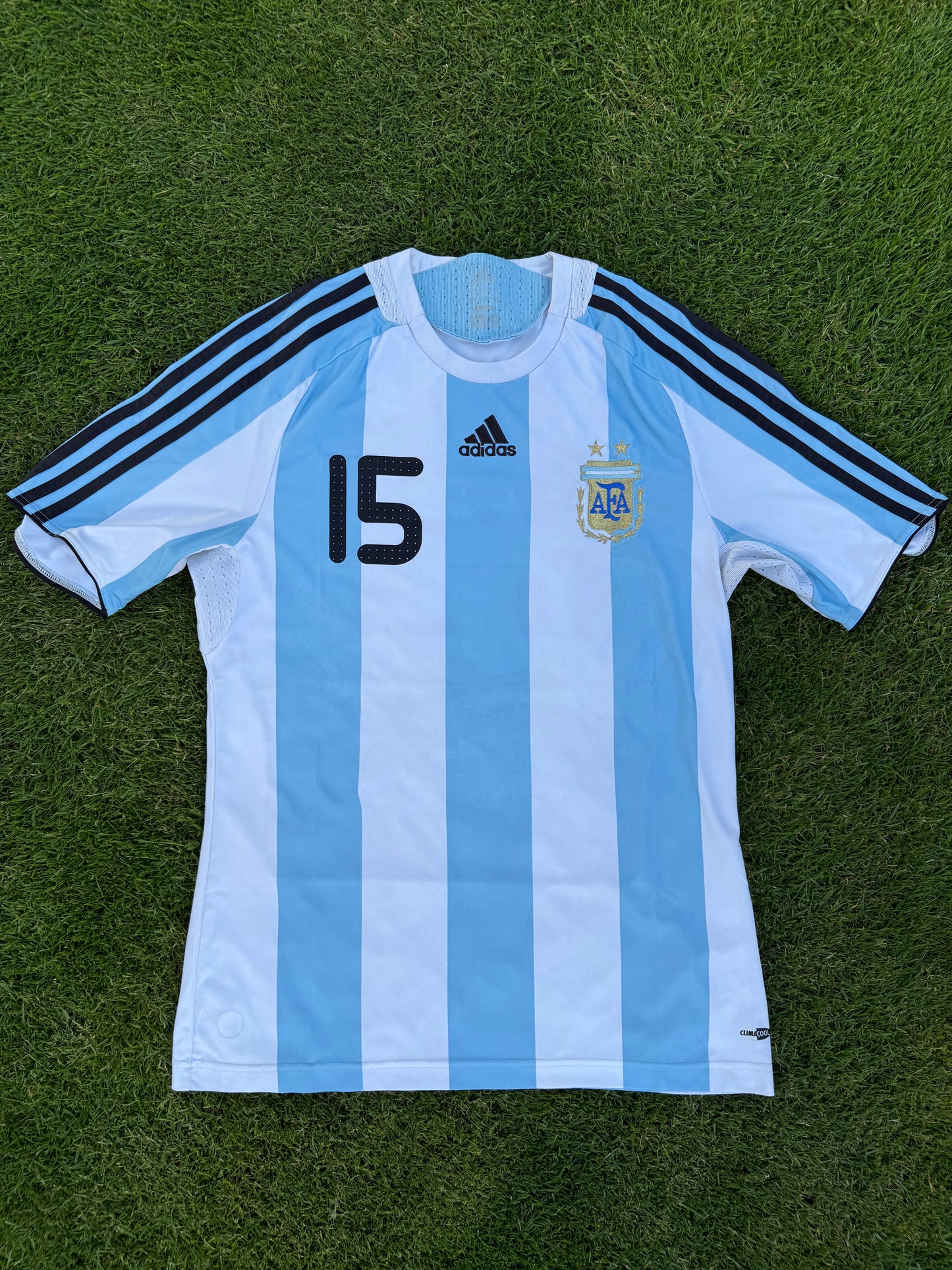 Argentina 2007/2009 Home Shirt (#15 Messi) (M)