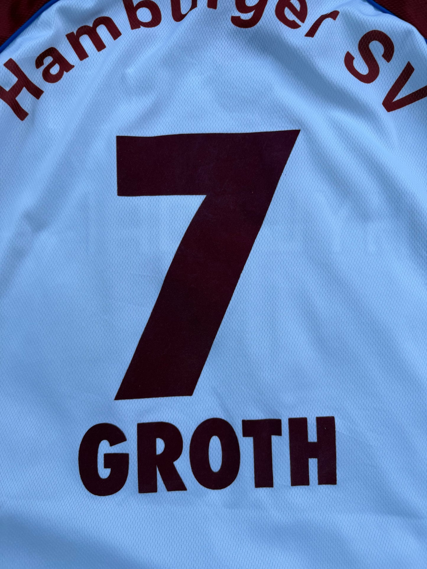 HSV 1999/2000 Home Shirt  (#7 Groth) (XXL)
