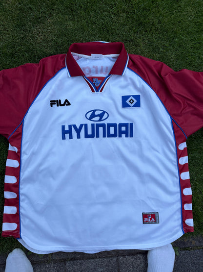 HSV 1999/2000 Home Shirt  (#7 Groth) (XXL)