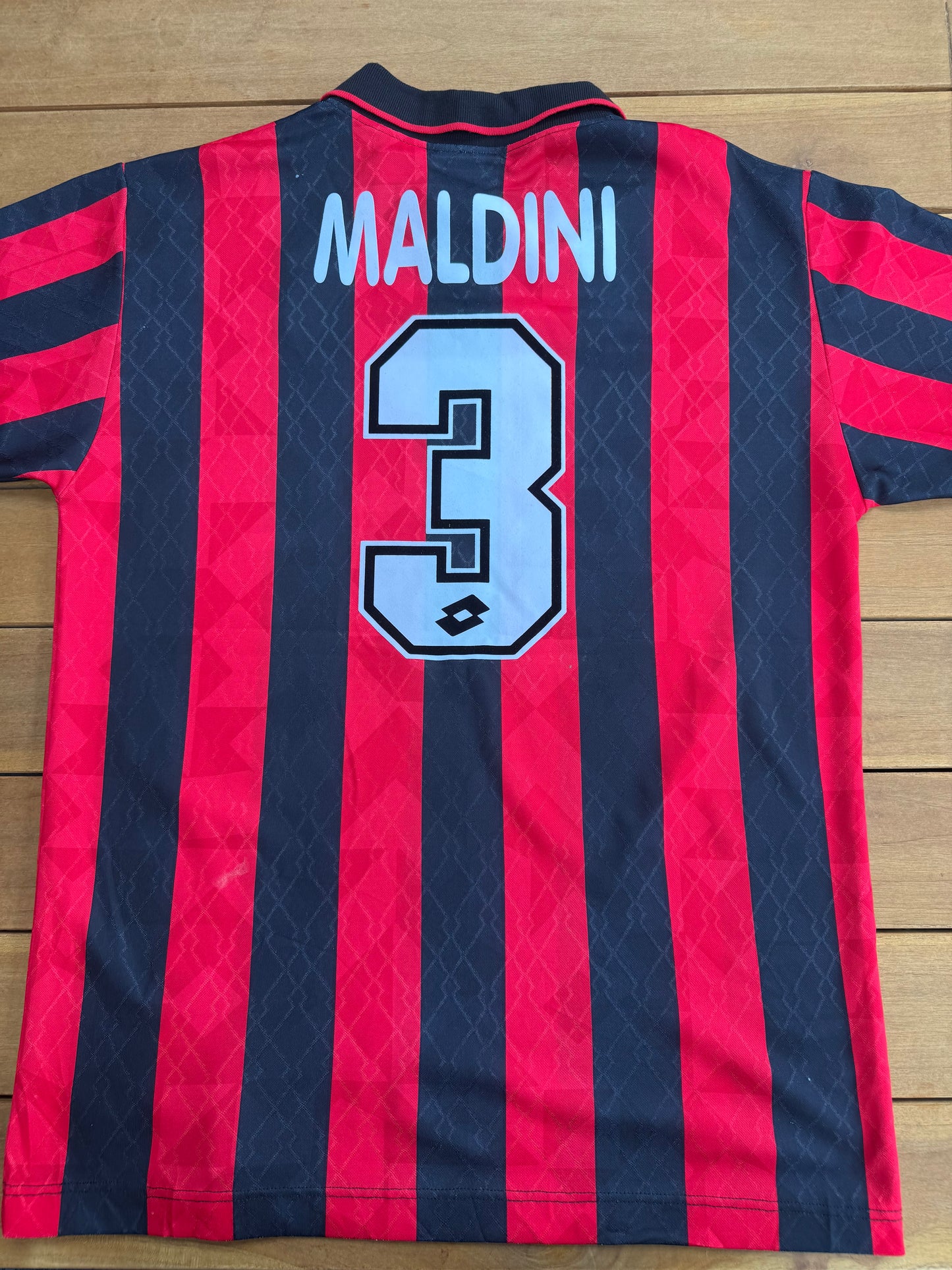 AC Milan 1995/1996 Home Shirt (#3 Maldini) (L)