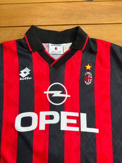 AC Milan 1995/1996 Home Shirt (#3 Maldini) (L)