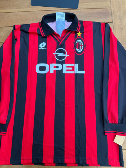 AC Milan 1996/1997 Home Shirt Longsleeve (XXL)